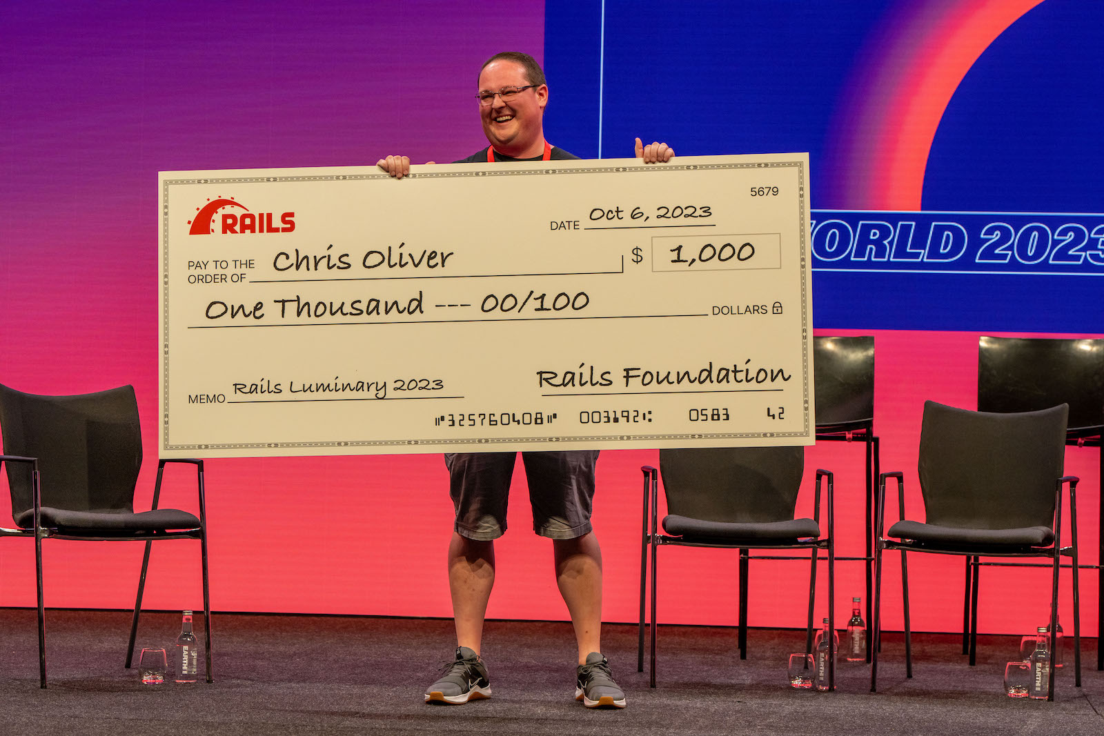 Ruby on Rails — Celebrating the first Rails Luminaries Chris Oliver